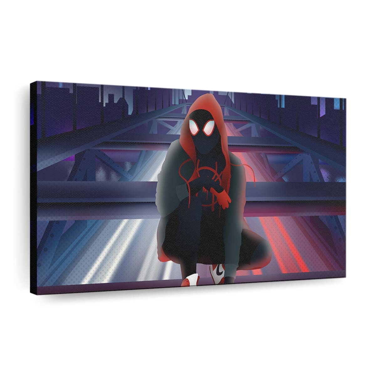 Kunst Spider Man Miles Morales 2 Leinwandbild - Wanddeko