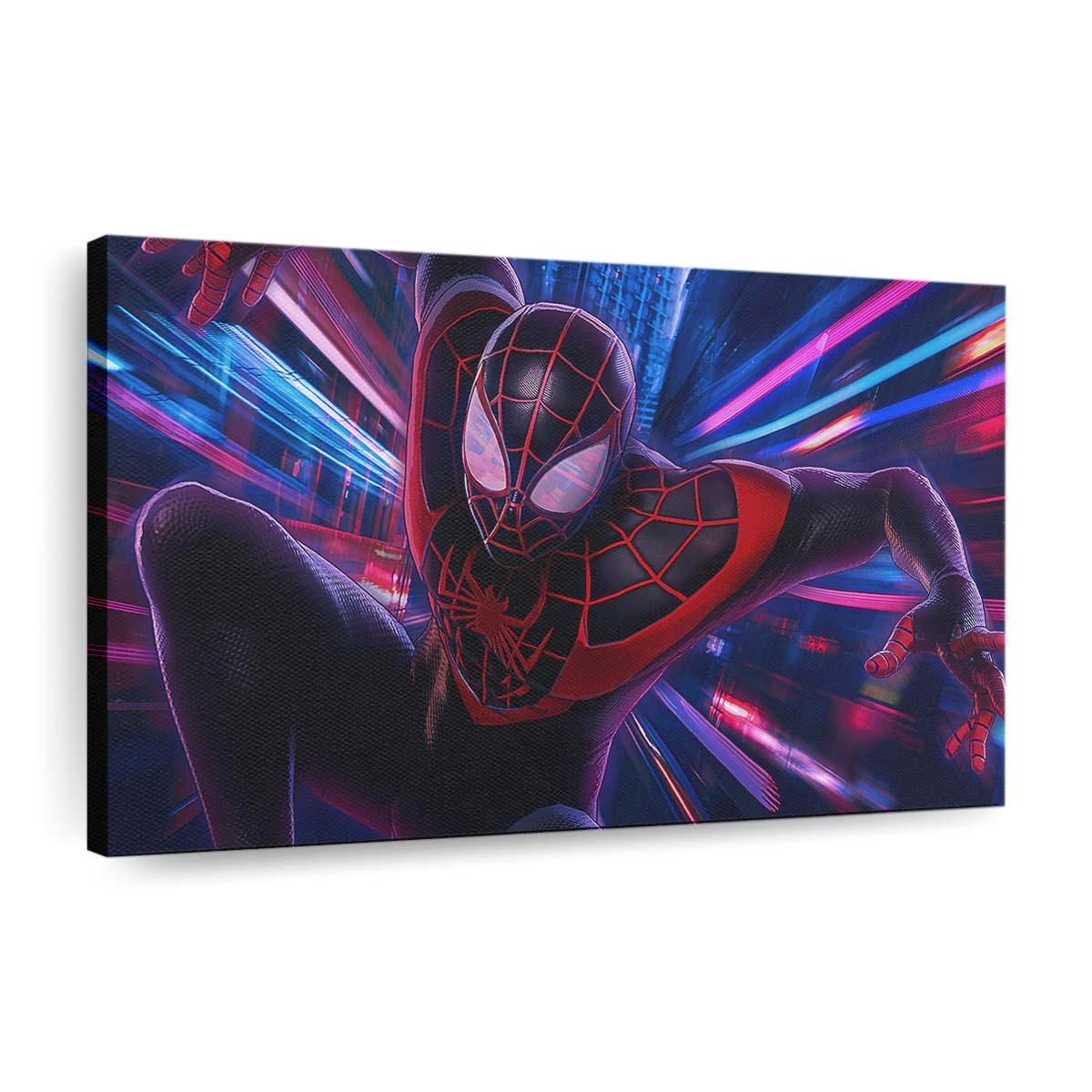 Kunstwerk Spider Man Miles 2020 Leinwandbild - Wanddeko