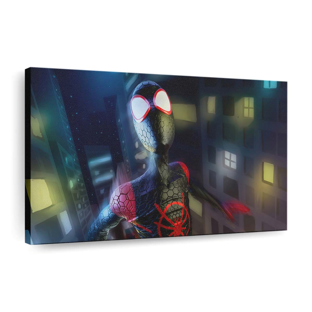 Kunstwerk Spider Man Miles Leinwandbild - Wanddeko