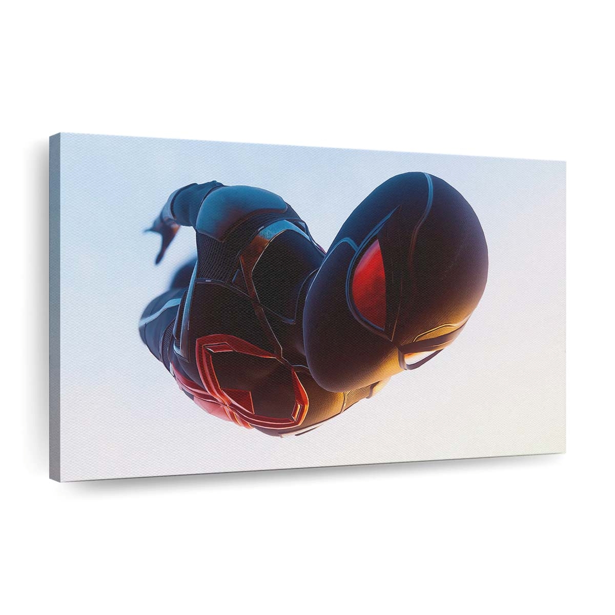 Black Spider Man Suit Leinwandbild - Wanddeko