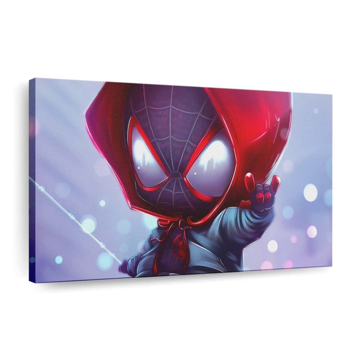 Chibi Spider Miles Leinwandbild - Wanddeko