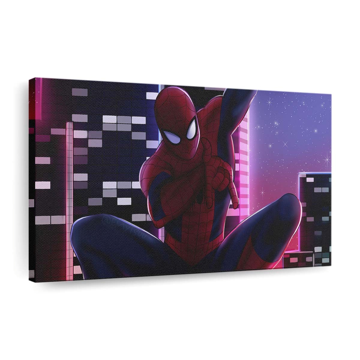 City of Spiders Leinwandbild - Wanddeko