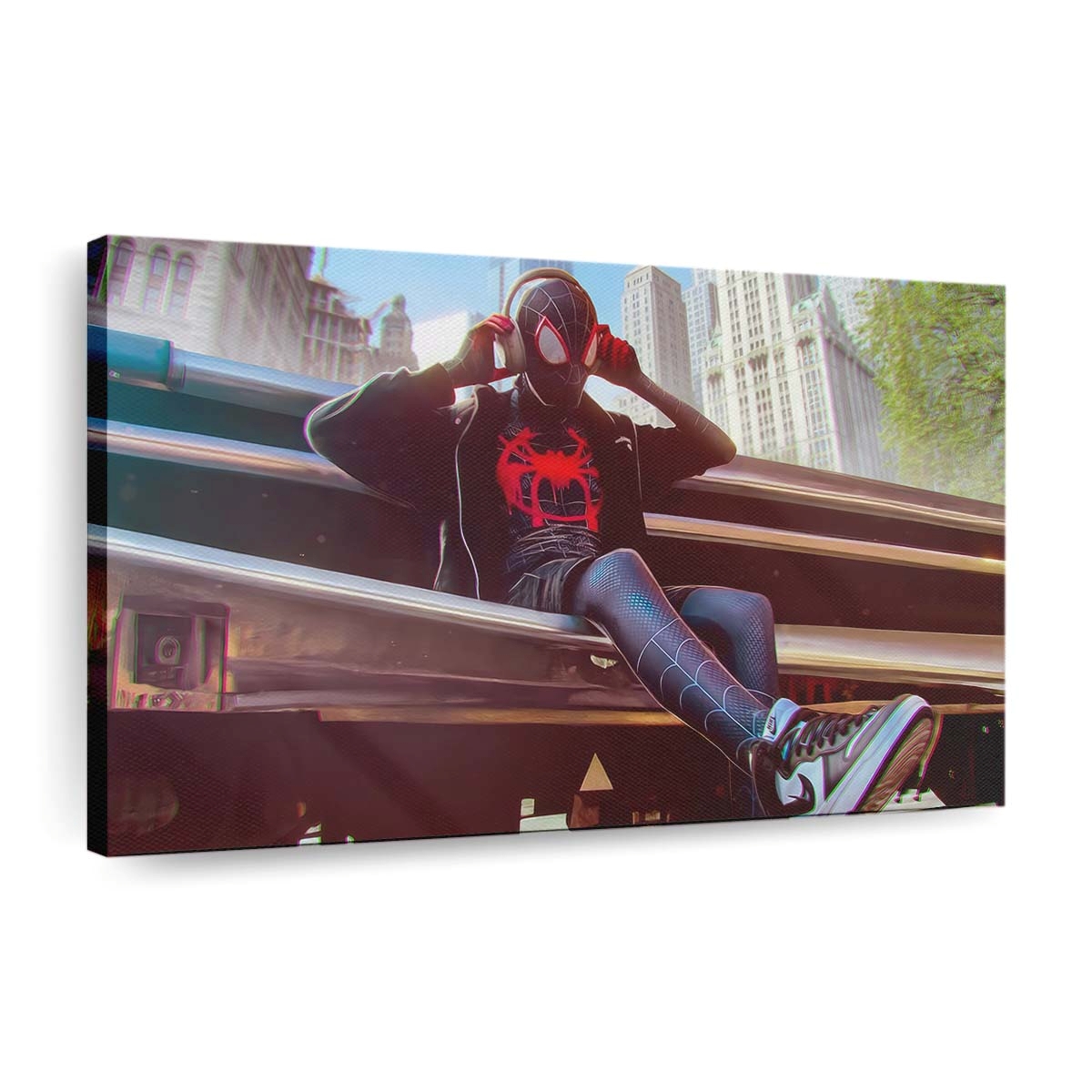 Cooler Miles Morales Leinwandbild - Wanddeko
