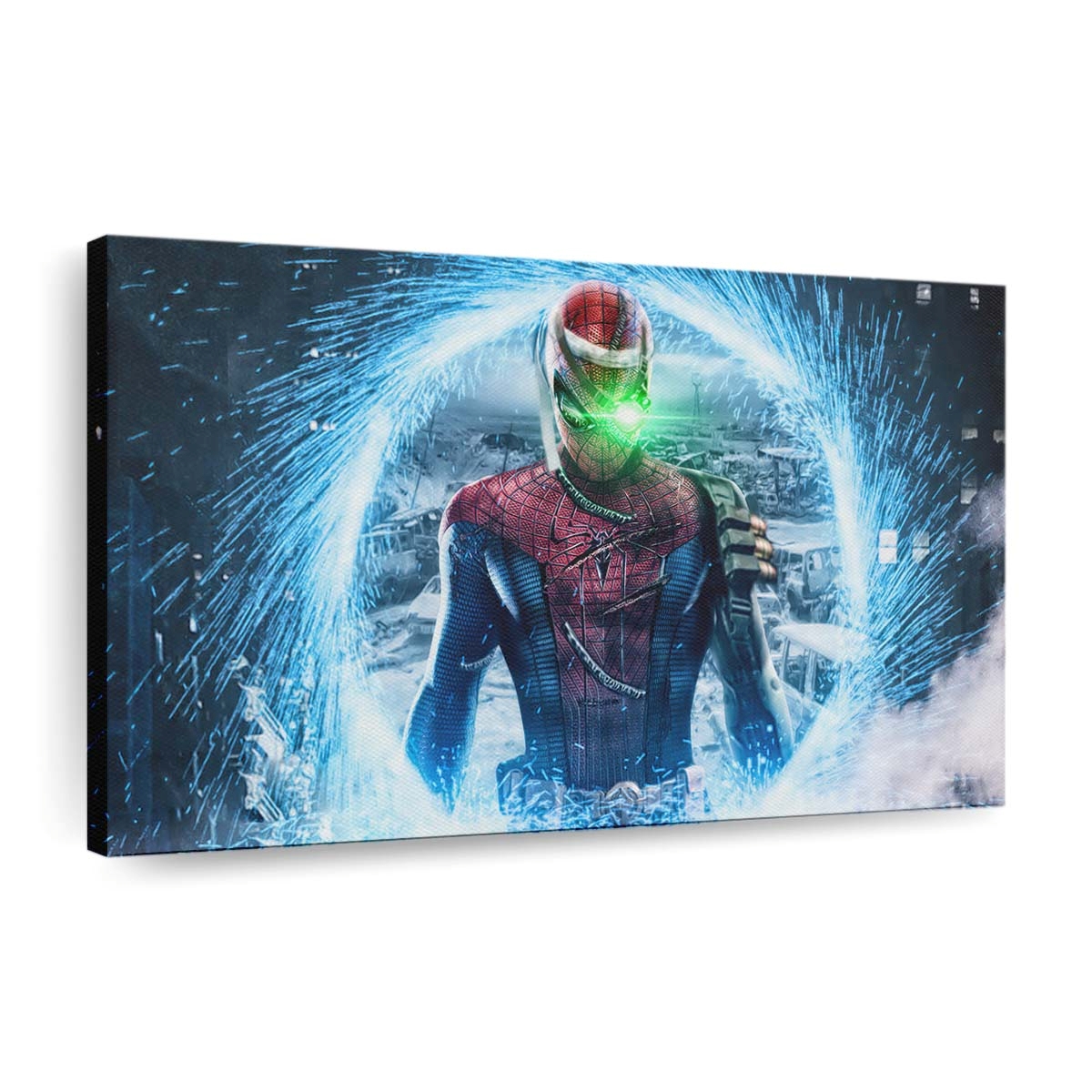 Cyborg Spinne Leinwandbild - Wanddeko