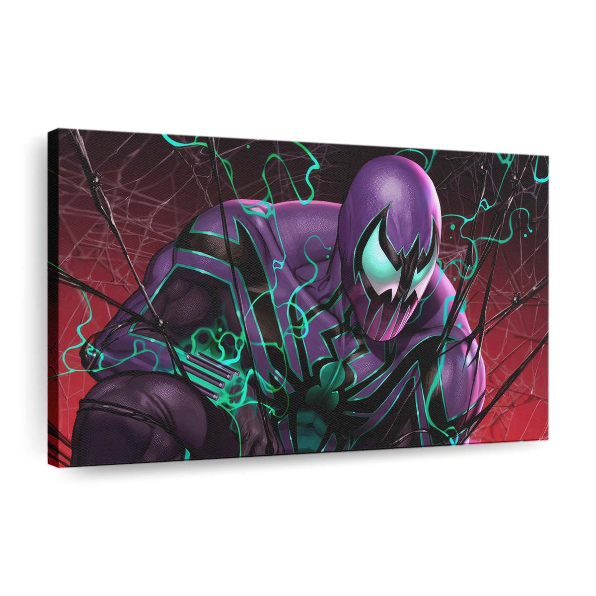 Darkweb Spider Man Leinwandbild - Wanddeko