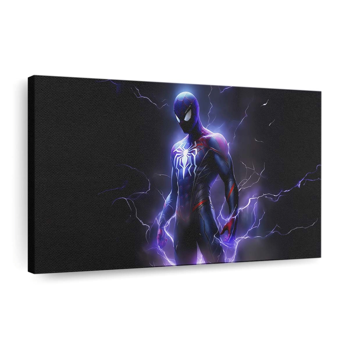 Elektrisierender Spidey nutzt die Kraft des Blitzes Leinwandbild - Wanddeko
