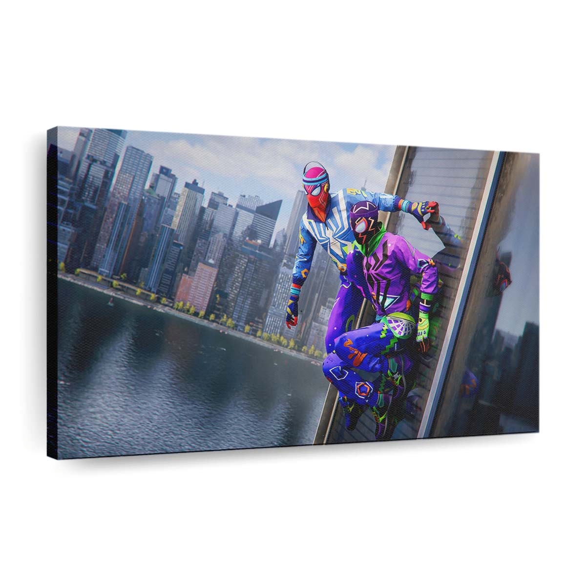 Fly N Fresh Anzug in Marvels Spider Man 2 Leinwandbild - Wanddeko