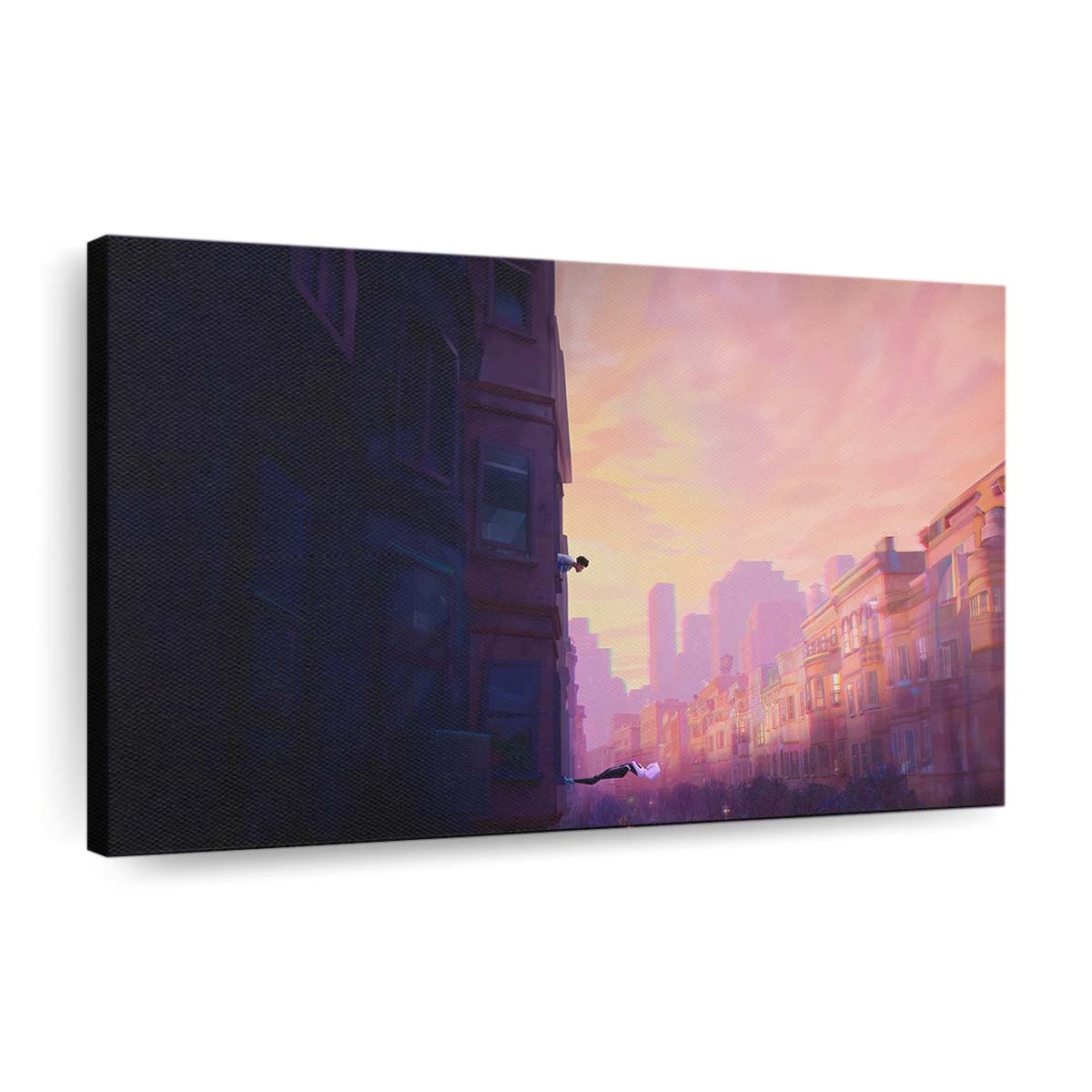 Gwen und Miles 2 Leinwandbild - Wanddeko