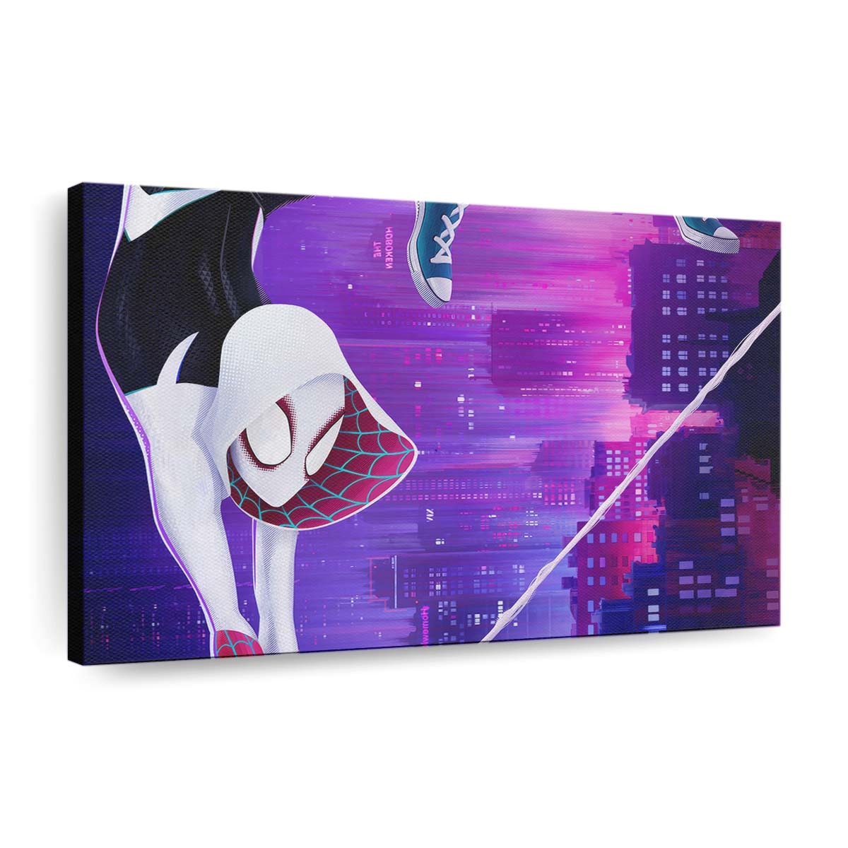 Gwen Stacy in Spider Man: Across the Spider Verse 2023 Leinwandbild - Wanddeko