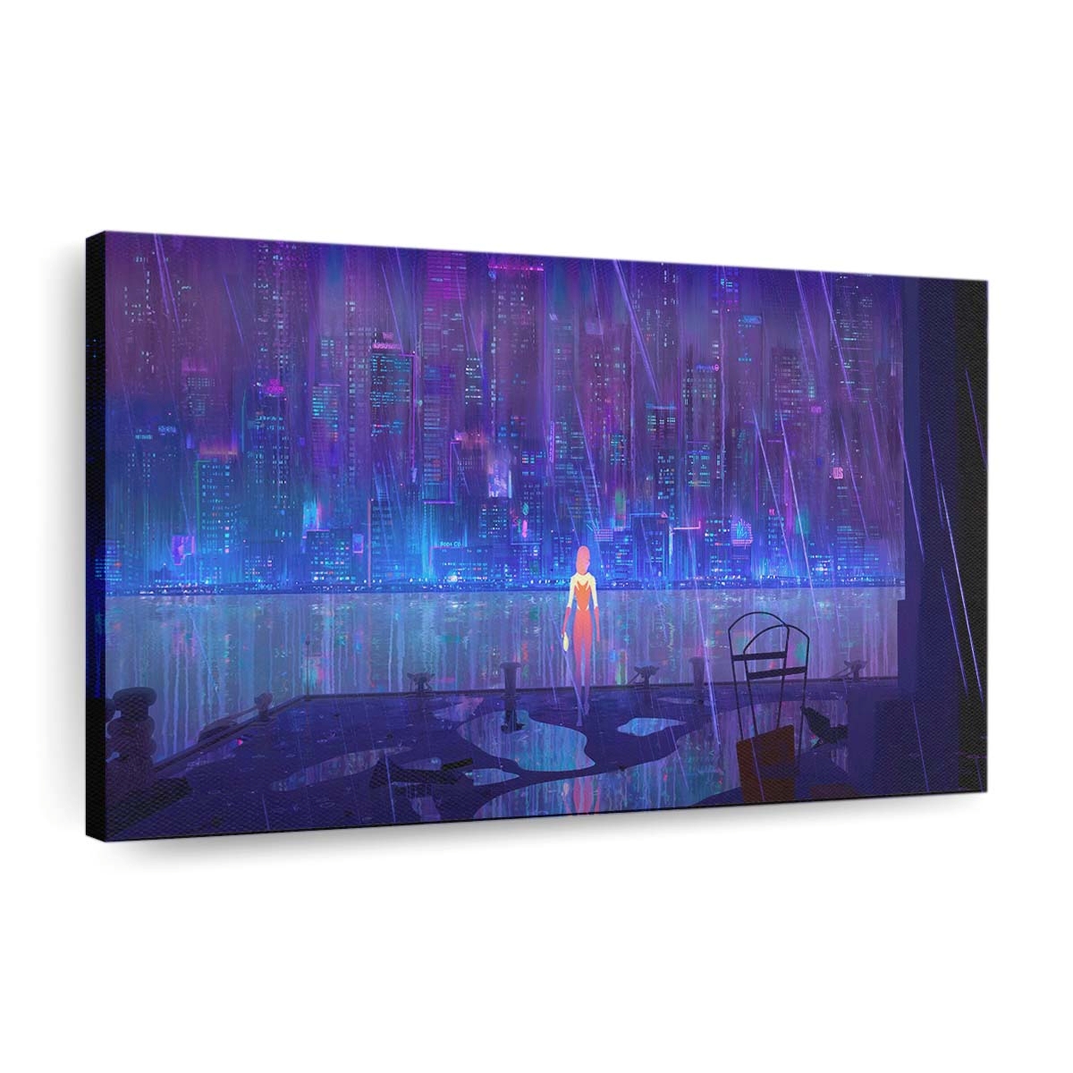 Gwen Stacy in Spider Man: Across the Spider Verse Leinwandbild - Wanddeko