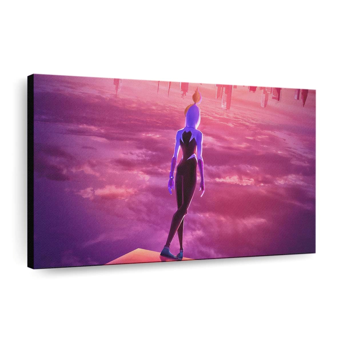 Gwen Stacy Spider Man Across the Spider Verse 2 Leinwandbild - Wanddeko