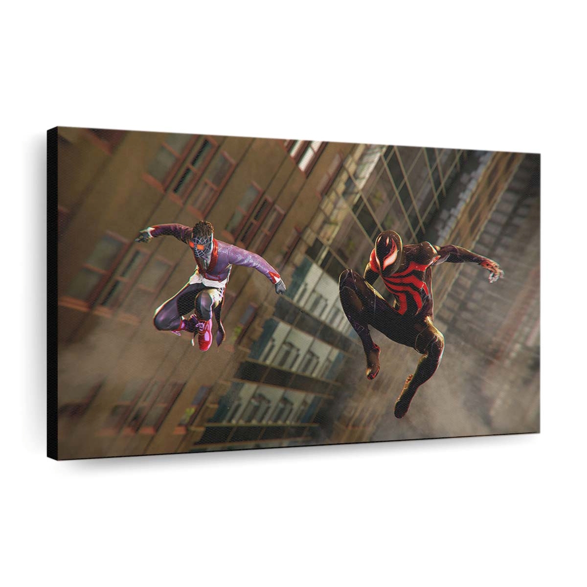 Hellfire Gala und Symbiote Spider Man in Marvels Spider Man 2 Leinwandbild - Wanddeko