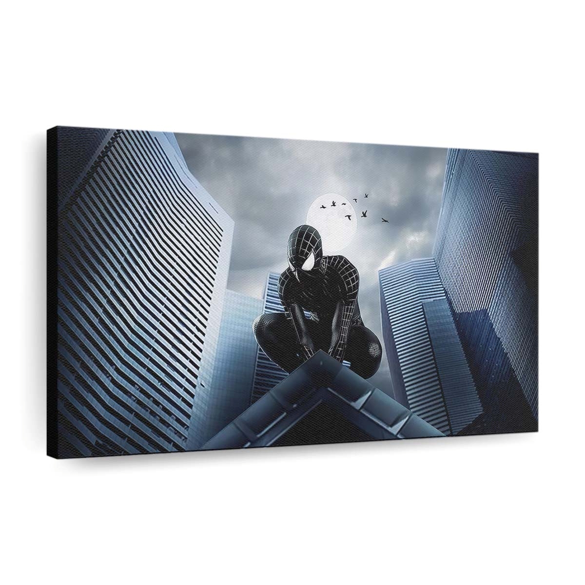 Ich schlafe nicht in dunklen Nächten Leinwandbild - Wanddeko