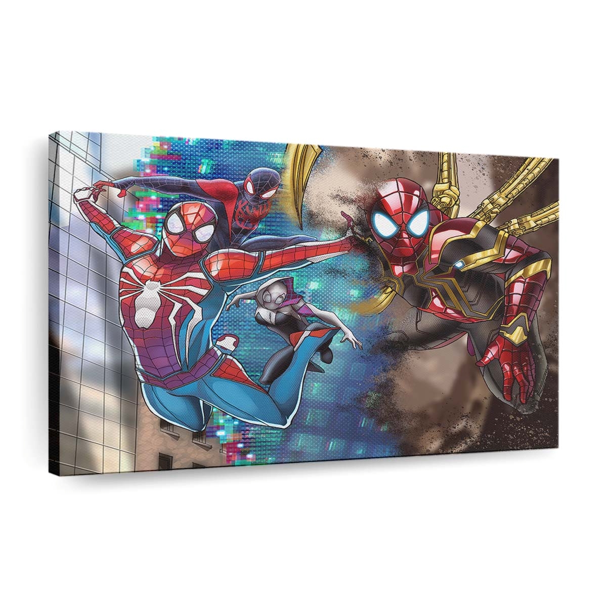 Into the Spider Verse 2 Leinwandbild - Wanddeko