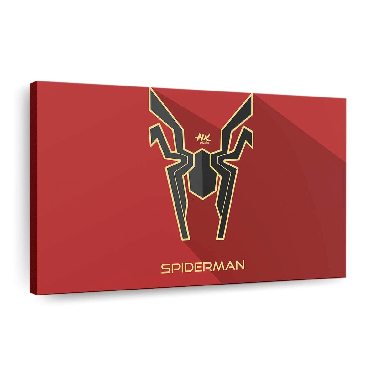 Iron Spider Infinity War Logo Leinwandbild - Wanddeko