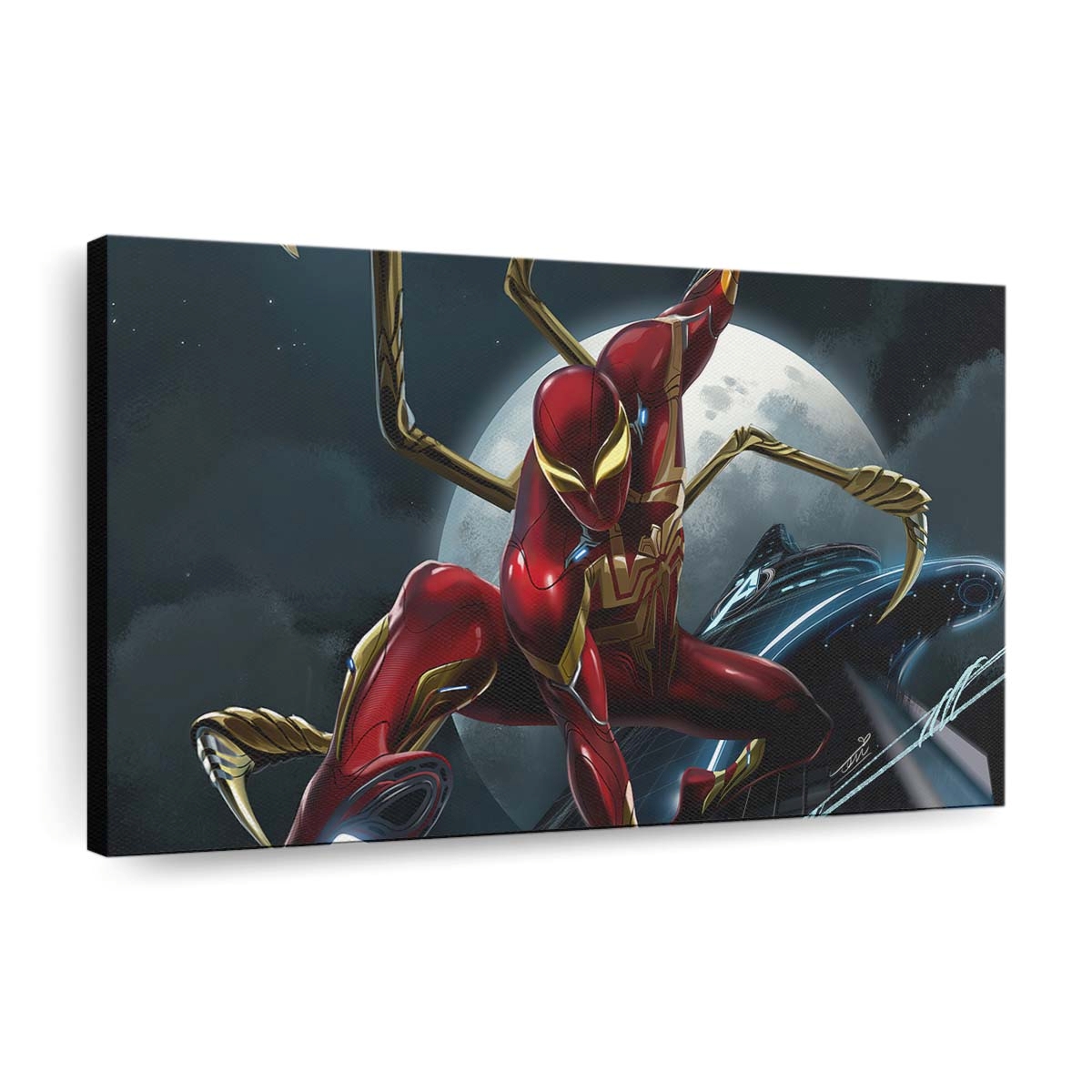 Iron Spider Peter Leinwandbild - Wanddeko