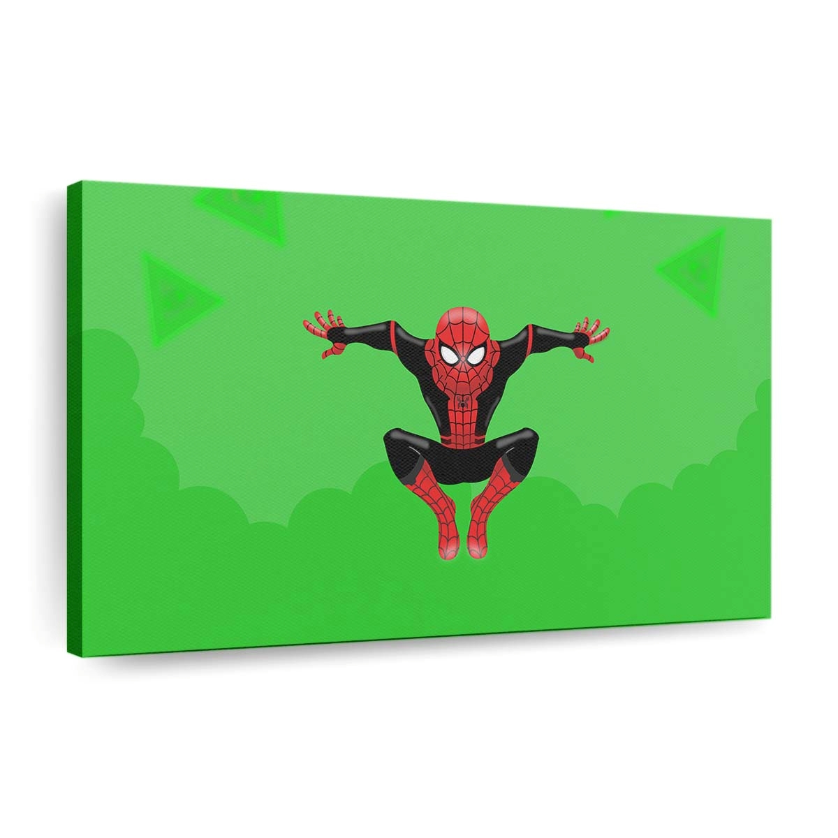 Kleiner Spider Man Hintergrund Leinwandbild - Wanddeko