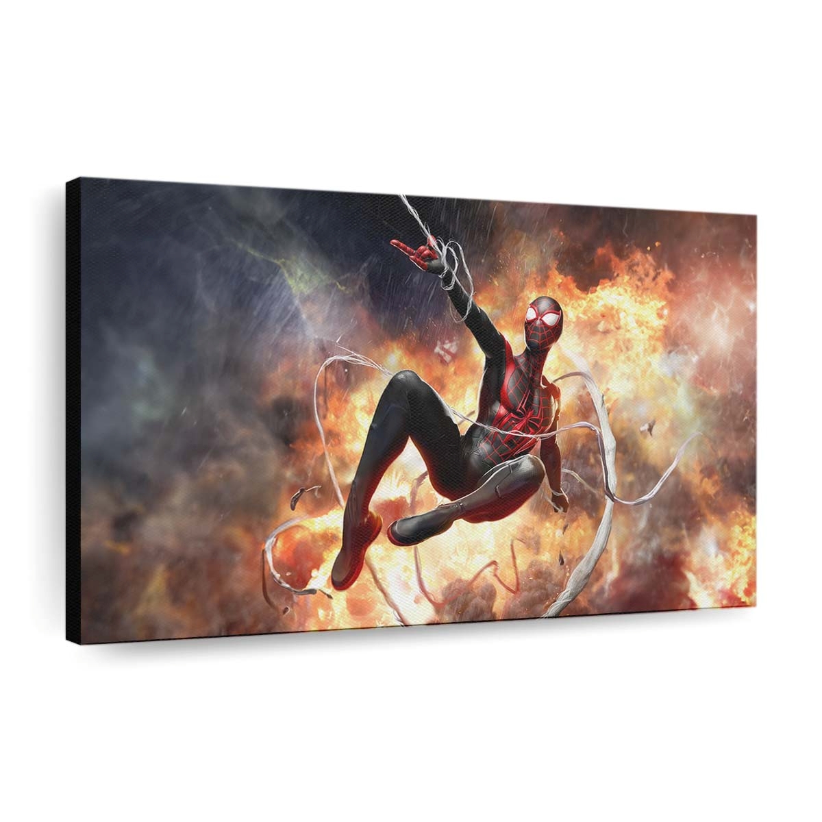 Marvel Duel Spider Man 2 Leinwandbild - Wanddeko