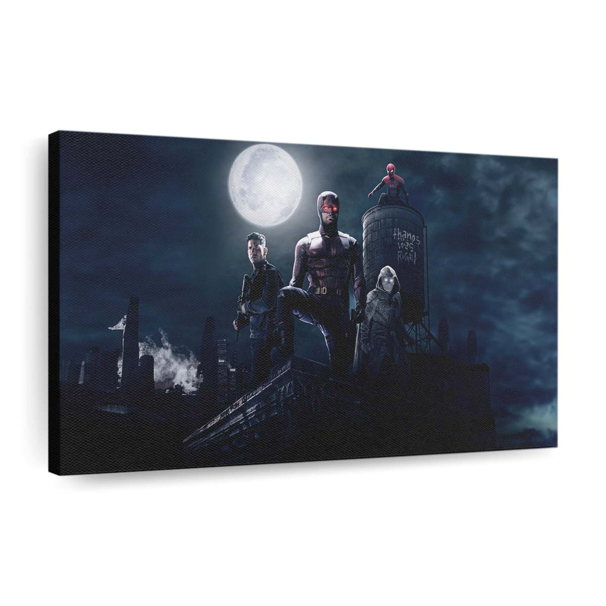 Marvel Knights Unleashed Leinwandbild - Wanddeko