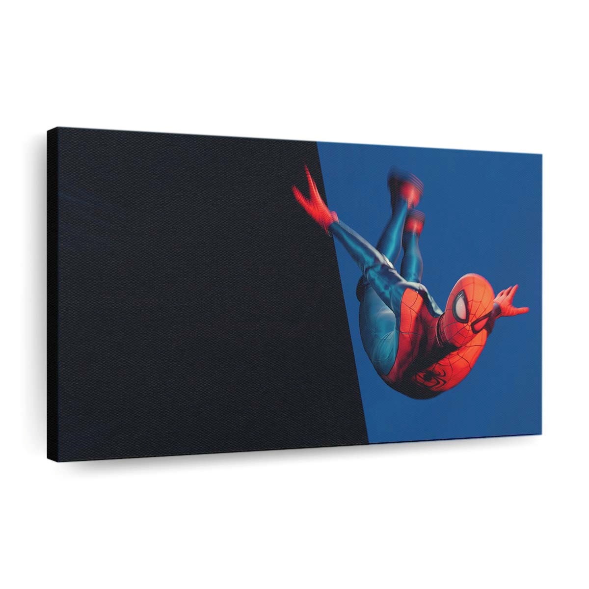 Marvel Spider Man Miles Morales Jumping Leinwandbild - Wanddeko