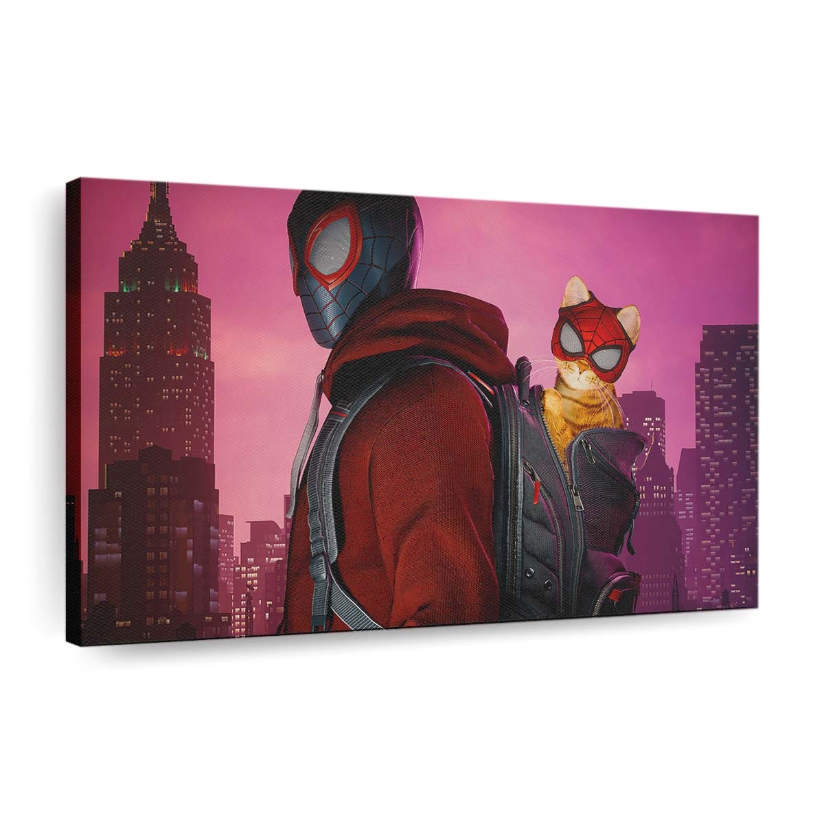 Marvels Spider Cat Leinwandbild - Wanddeko