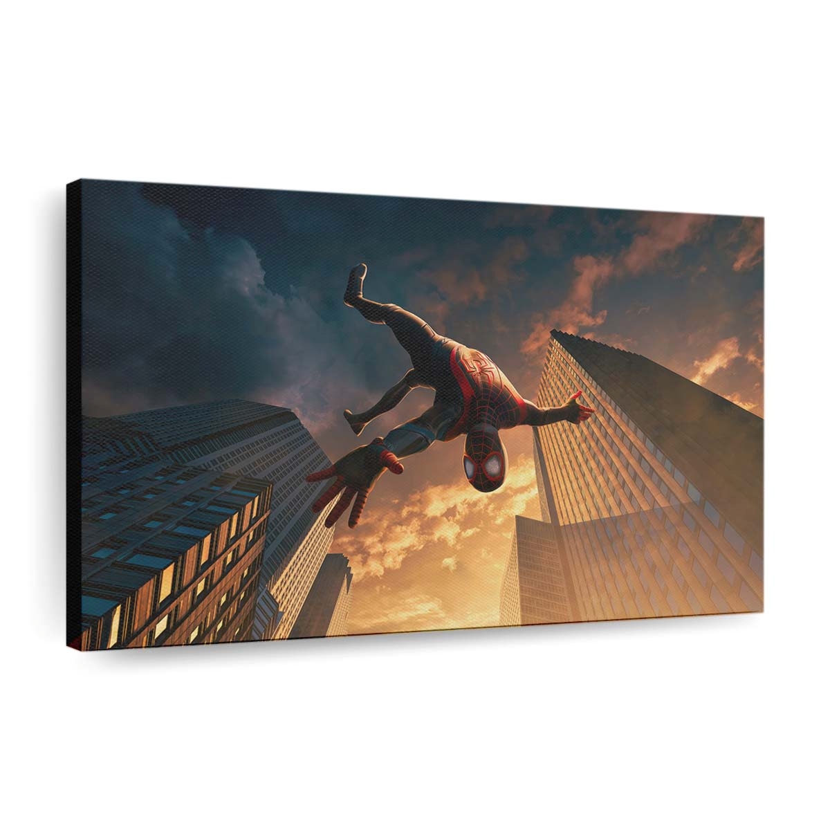 Marvels Spider Man 2 Miles Morales Leinwandbild - Wanddeko