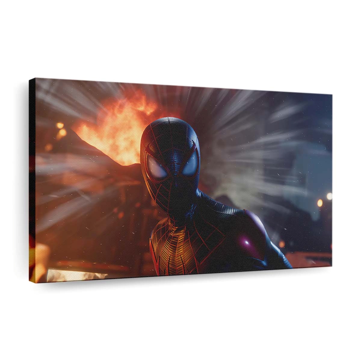 Marvels Spider Man Miles Morales 2020 Leinwandbild - Wanddeko