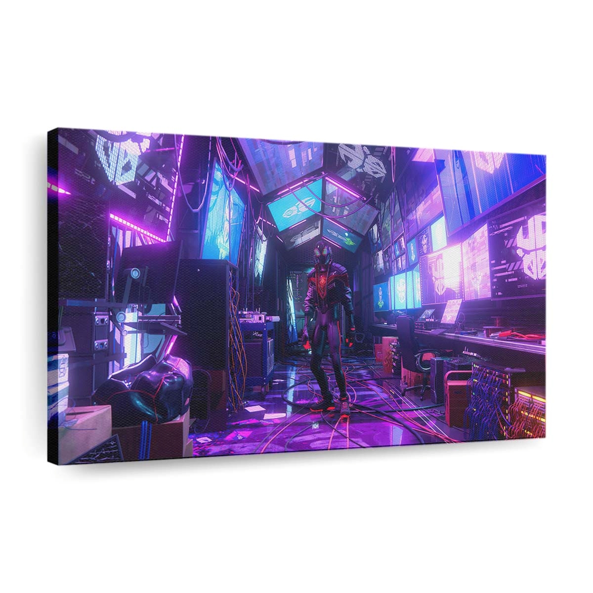 Marvels Spider Man Miles Morales 2 Leinwandbild - Wanddeko