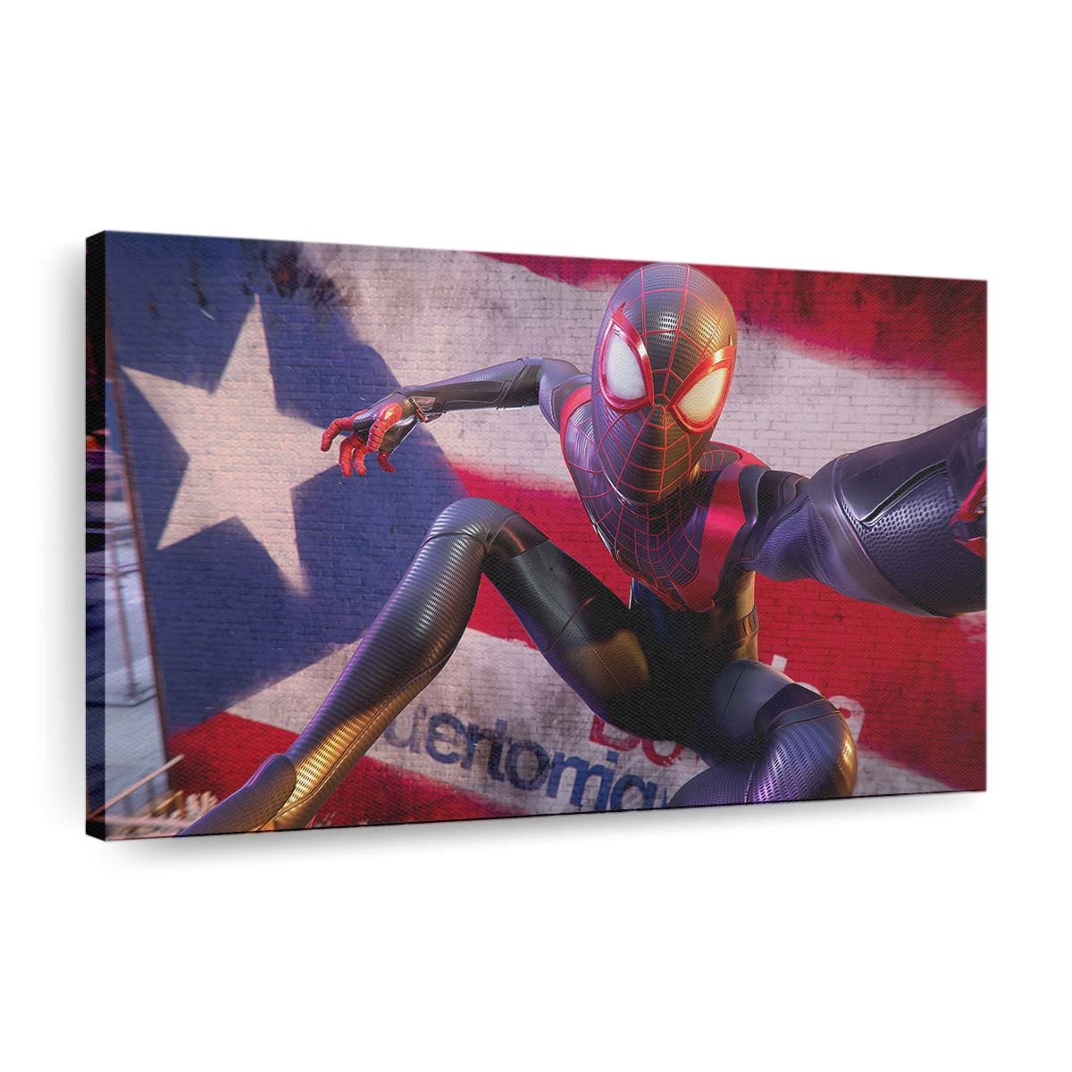 Marvels Spider Man Miles Morales 5 Leinwandbild - Wanddeko