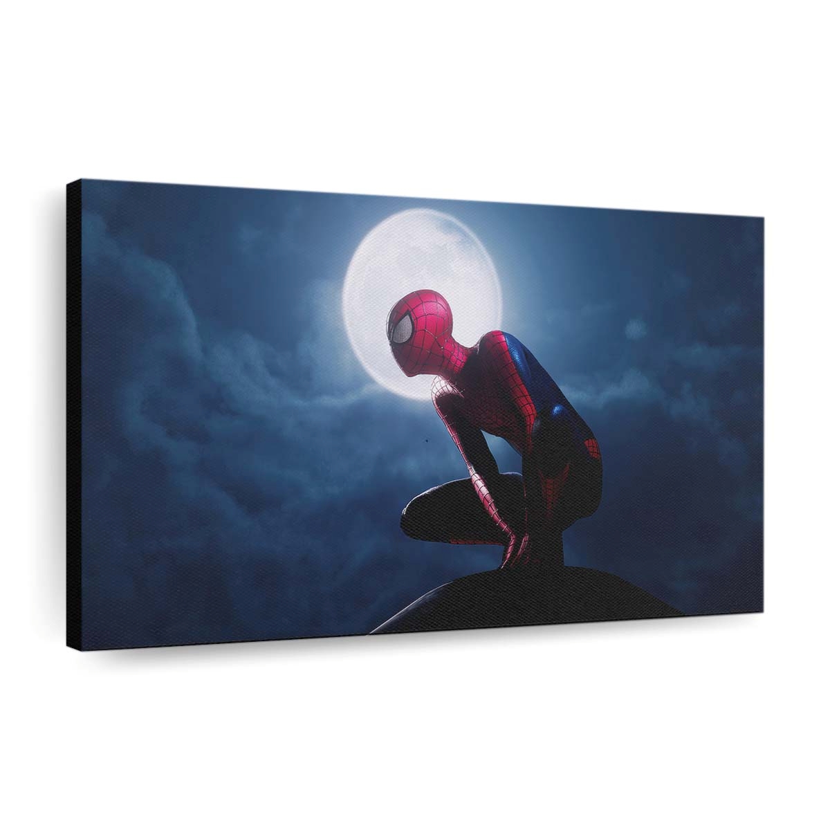 Marvels Spider Man Remastered Moon Leinwandbild - Wanddeko