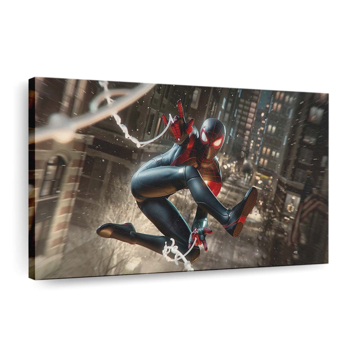Marvels Spider Man Miles Morales 2020 7 Leinwandbild - Wanddeko