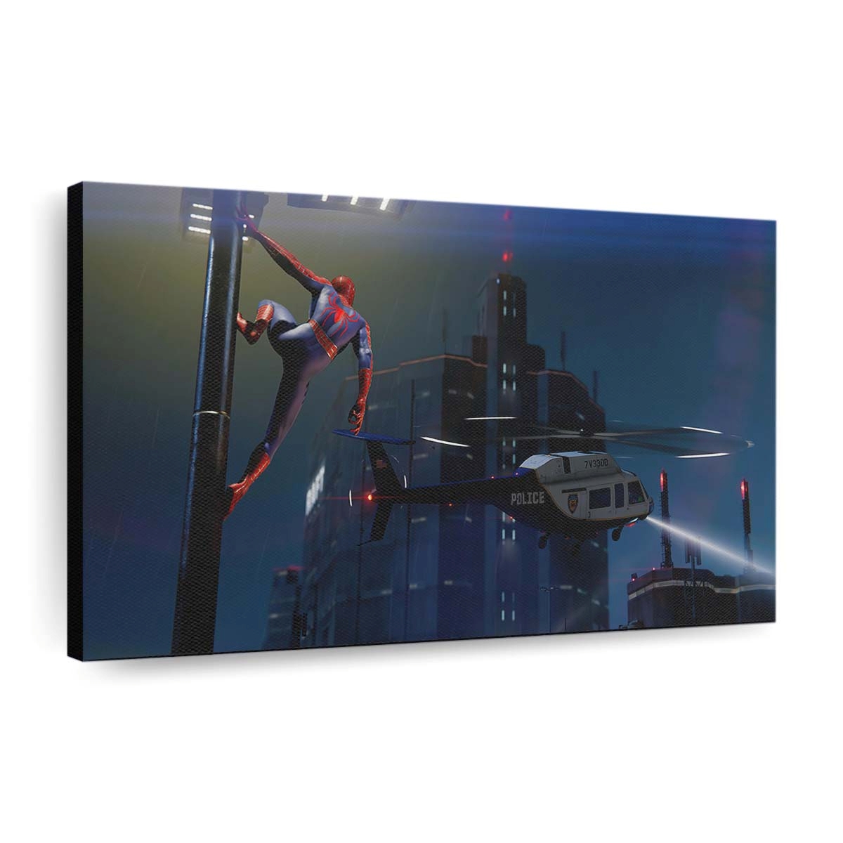 Marvels Spider Man Miles Morales Spiel 2 Leinwandbild - Wanddeko