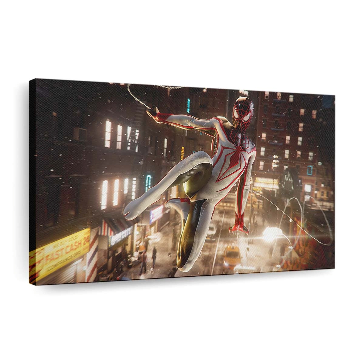 Marvels Spider Man Miles Morales Skin Leinwandbild - Wanddeko