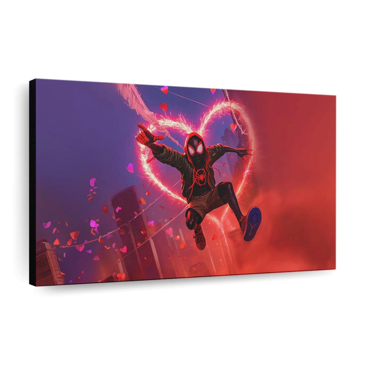 Masked Marvel Spider Man Leinwandbild - Wanddeko