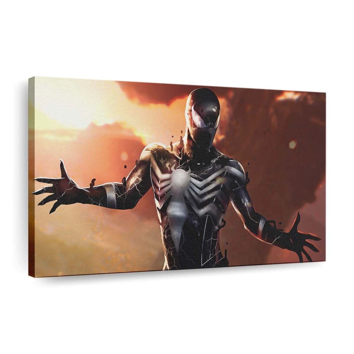 Mcu Symbiote Spider Man Leinwandbild - Wanddeko