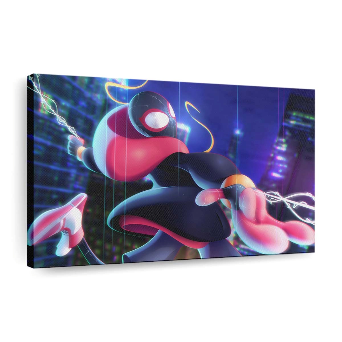 Miles Morales Art New Leinwandbild - Wanddeko