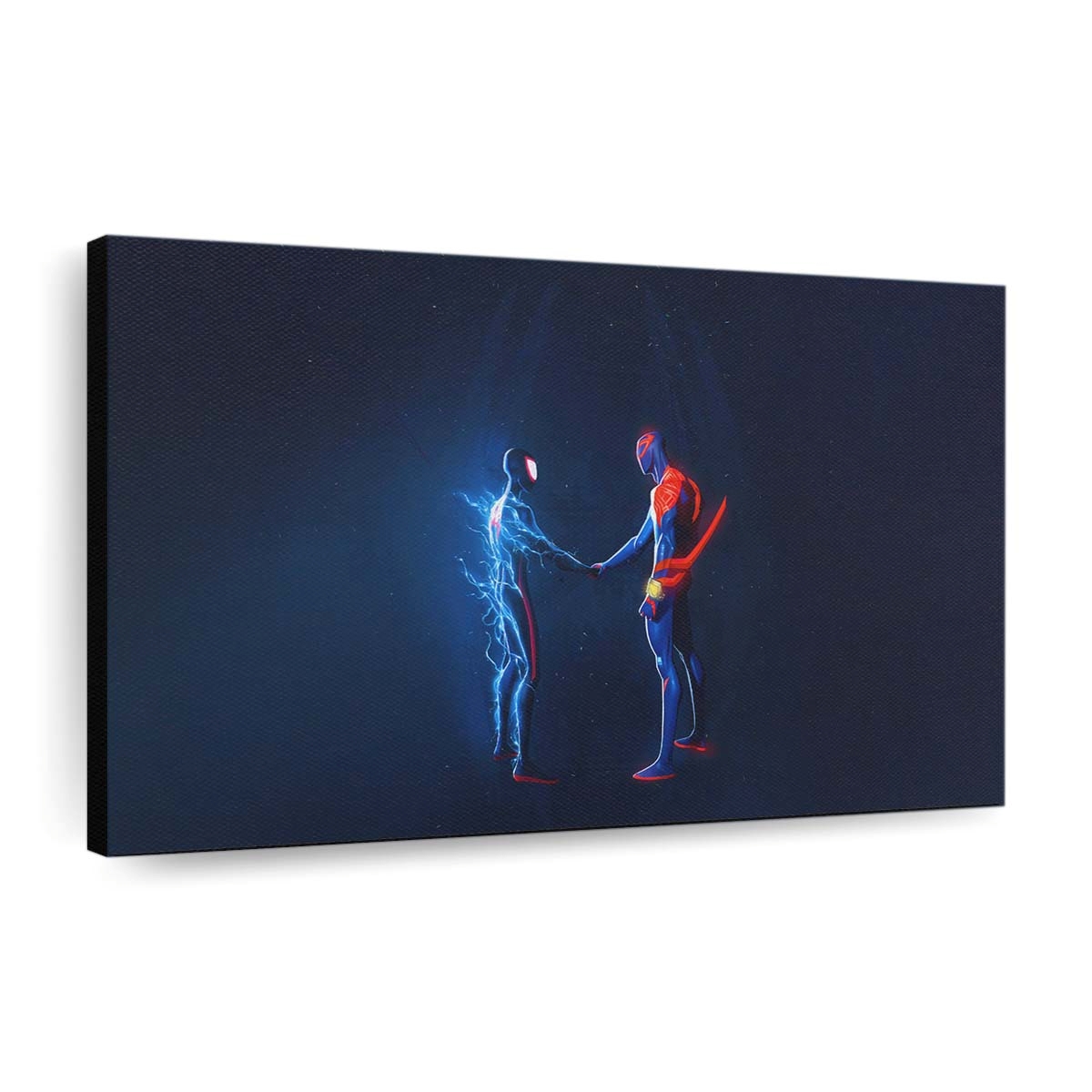 Miles Morales und Spider Man 2099 3 Leinwandbild - Wanddeko