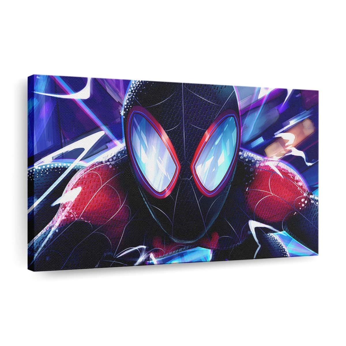 Miles Morales Nahaufnahme Leinwandbild - Wanddeko