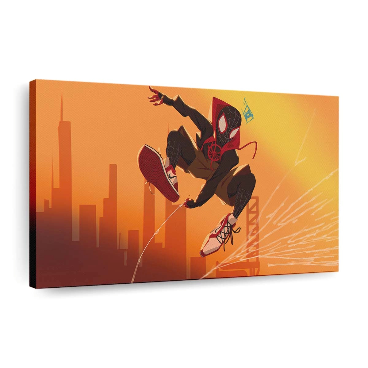 Miles Morales Comic Kunst Leinwandbild - Wanddeko