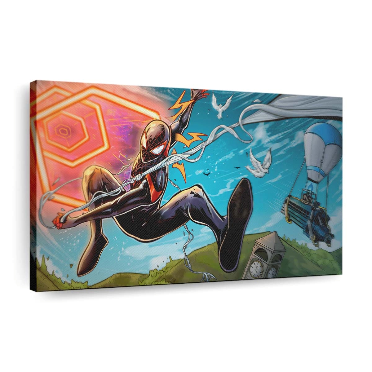 Miles Morales kommt Leinwandbild - Wanddeko