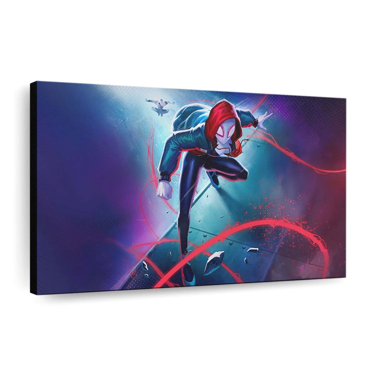 Miles Morales versteckt in Verkleidung Leinwandbild - Wanddeko