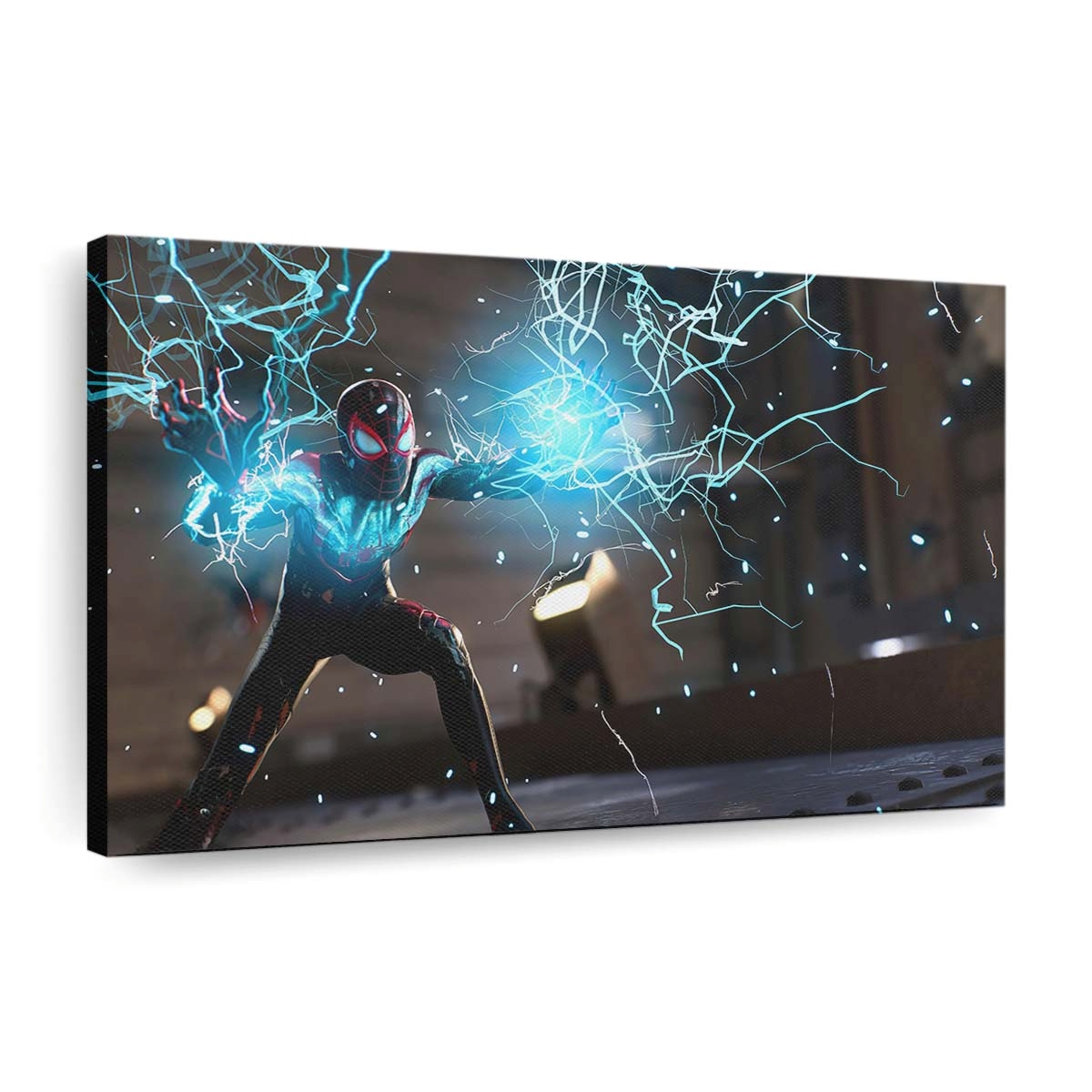 Miles Morales in Marvels Spider Man 2 2 Leinwandbild - Wanddeko