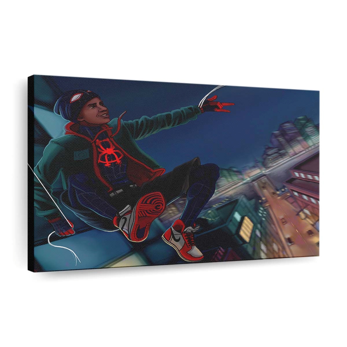Miles Morales in New York Leinwandbild - Wanddeko
