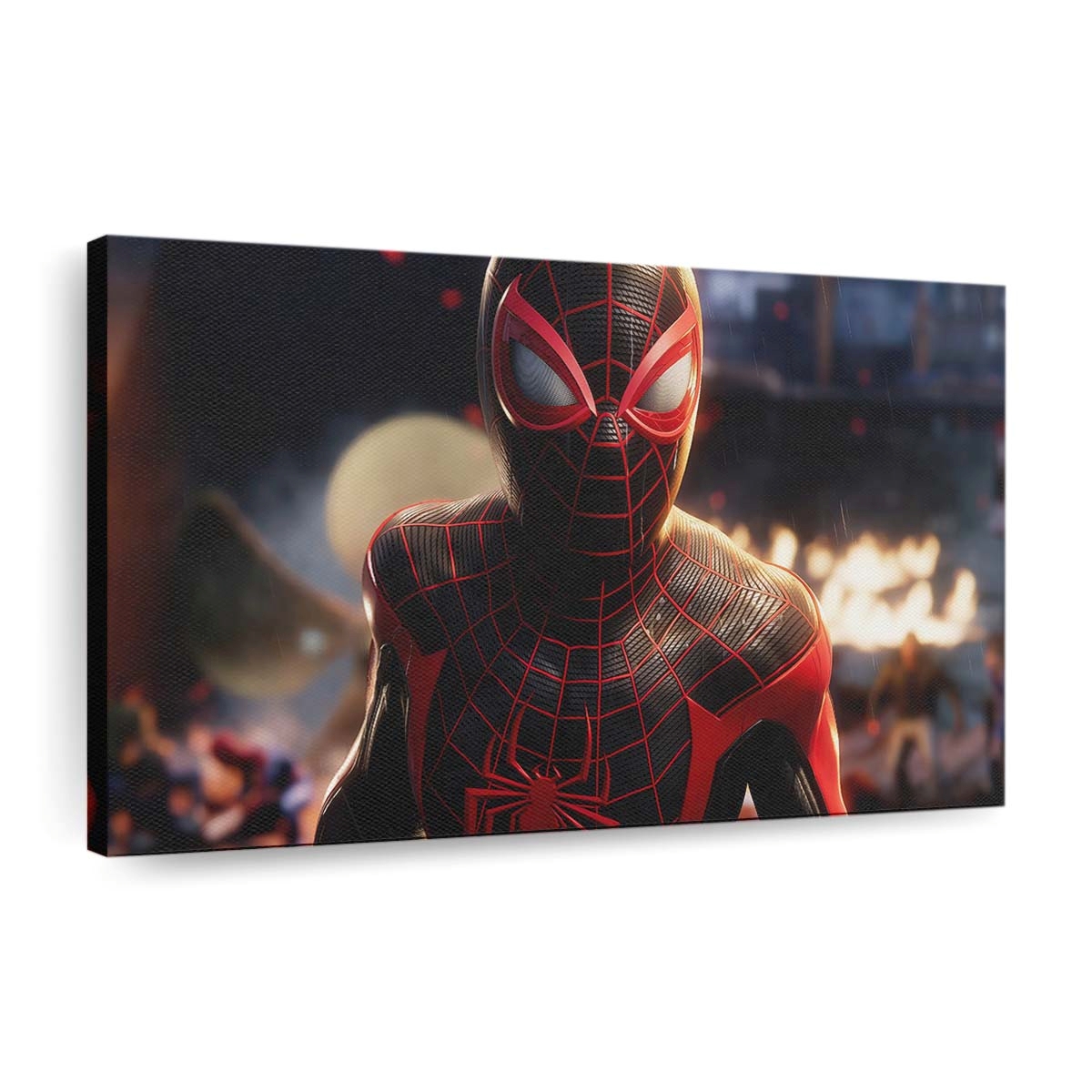 Miles Morales in Spider Man 2 Leinwandbild - Wanddeko