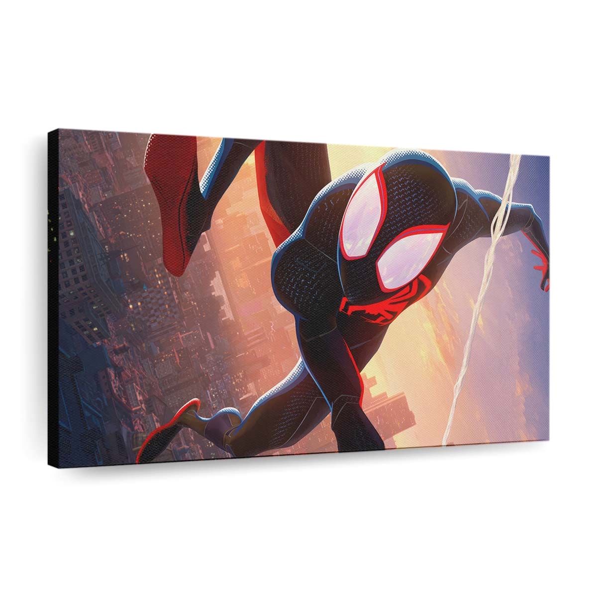 Miles Morales in Spider Man Across the Spider Verse 2023 Leinwandbild - Wanddeko