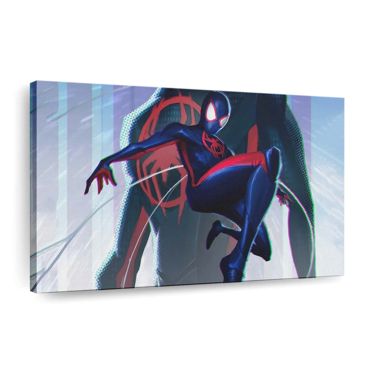 Miles Morales in Spider Man: Across the Spiderverse 2023 Leinwandbild - Wanddeko