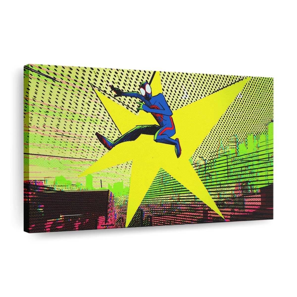 Miles Morales in Spider Man: Across the Spiderverse Leinwandbild - Wanddeko