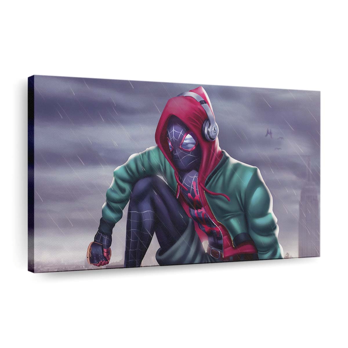 Miles Morales Neue Kunst 2 Leinwandbild - Wanddeko