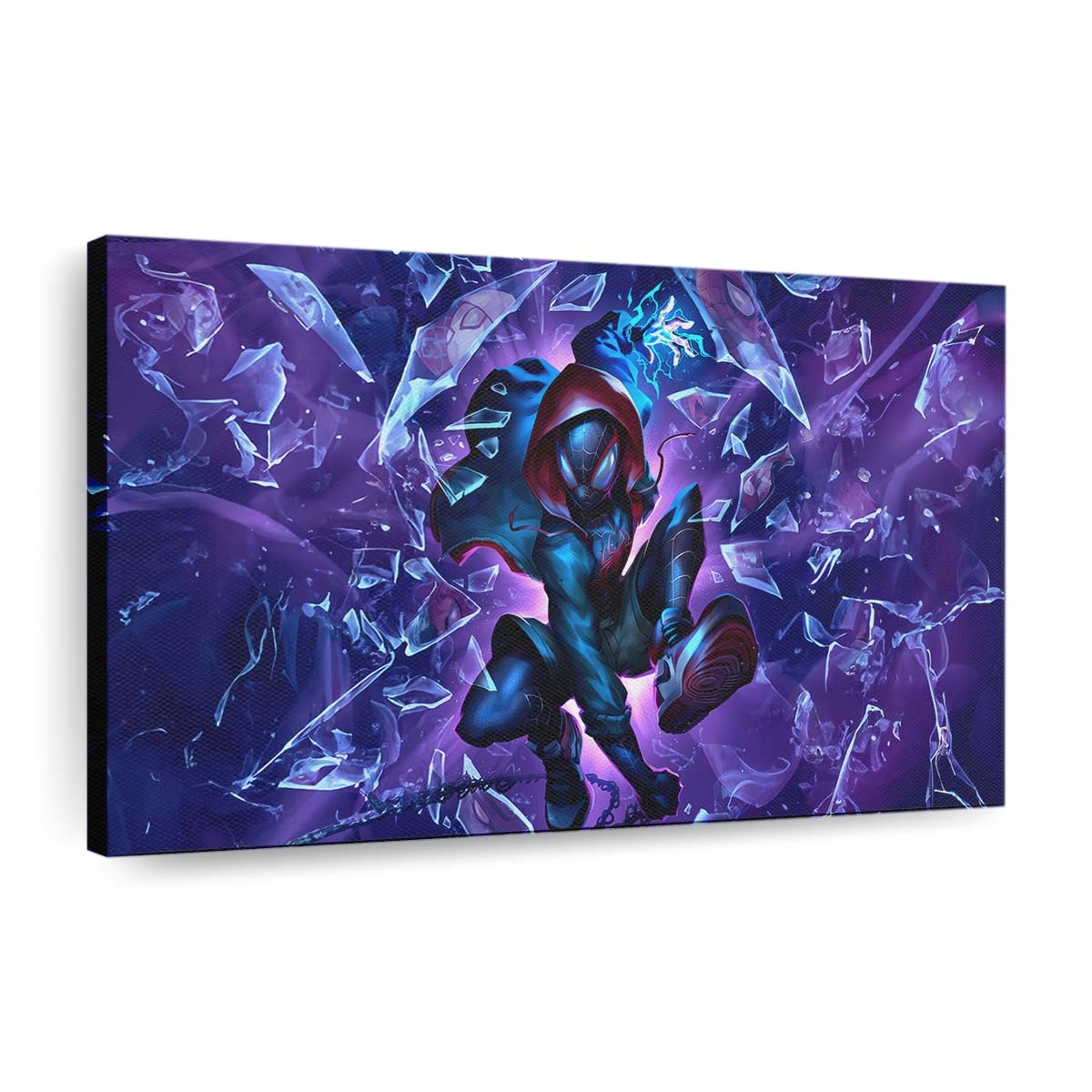 Miles Morales sprengt Grenzen Leinwandbild - Wanddeko