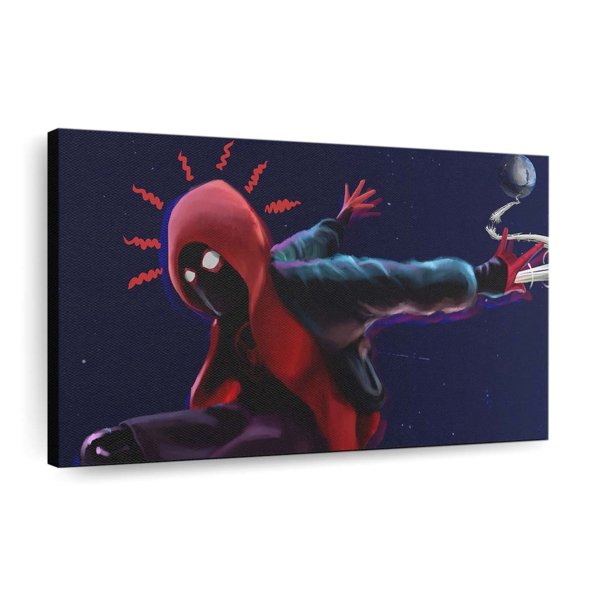 Miles Morales Skizzenkunst Leinwandbild - Wanddeko